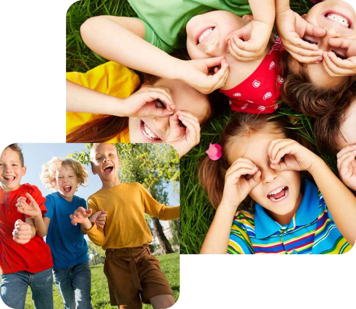 Group of kids playing